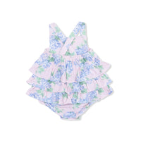 Angel Dear Hydrangeas - Ruffle Sunsuit