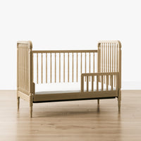 Namesake Liberty 3-in-1 Convertible Spindle Crib with Toddler Bed Conversion Kit