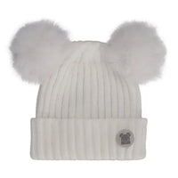 Calikids My first hat  Grow with Me Double Pom Pom Hat