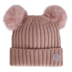 Calikids My first hat  Grow with Me Double Pom Pom Hat
