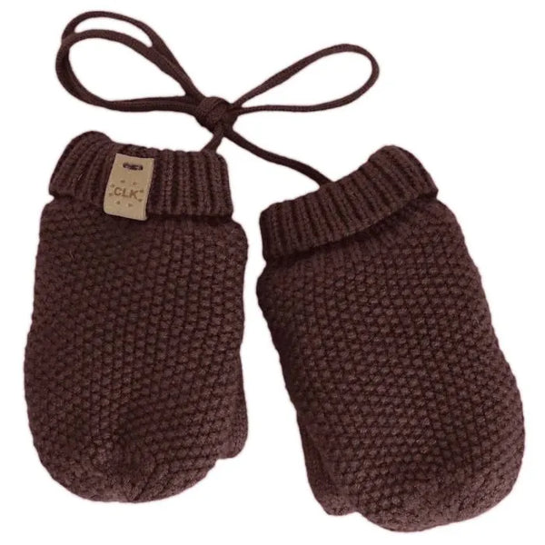CaliKids Knit Soft Touch Mitten with Cord