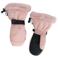 CaliKids Waterproof Mitten with Faux Fur Trim