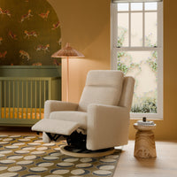 Babyletto Sigi Pro Power Recliner & Swivel Glider with Power Adjustable Headrest and Lumbar Support