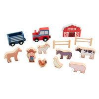 Mudpie Farm Wood Toy Set