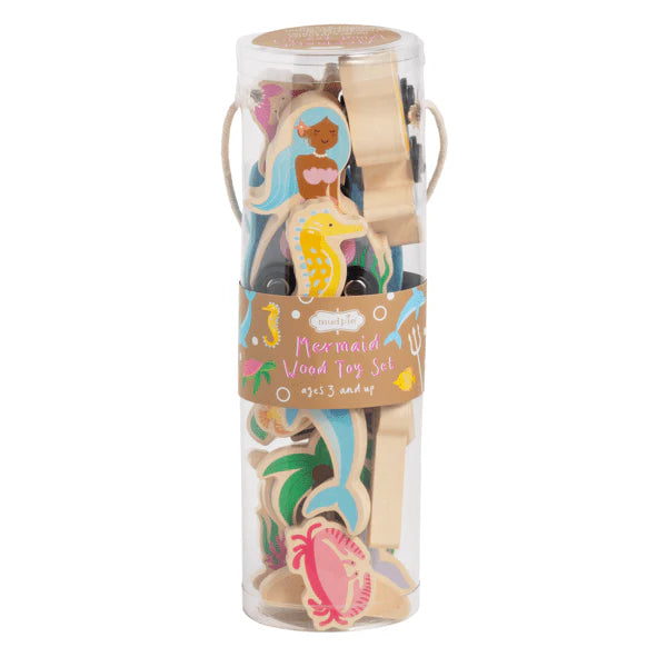 Mudpie Mermaid Wood Toy Set
