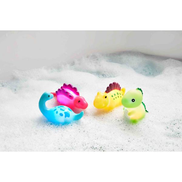 MudPie Dino Light Up Bath Toy Set