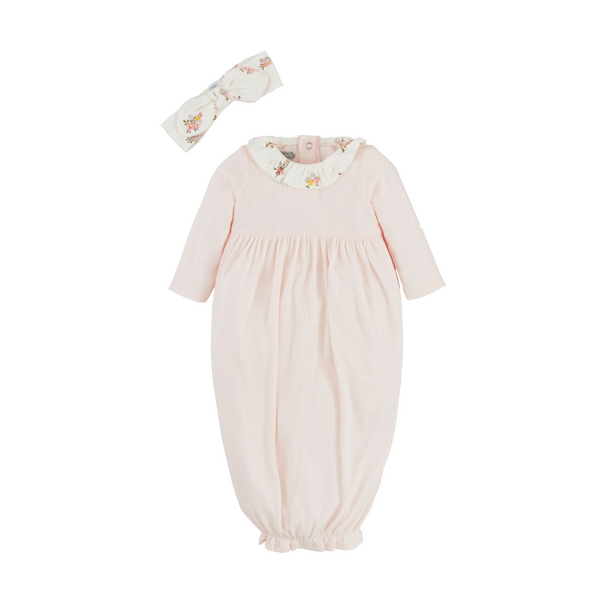 MudPie Pointelle Sleeper Gown