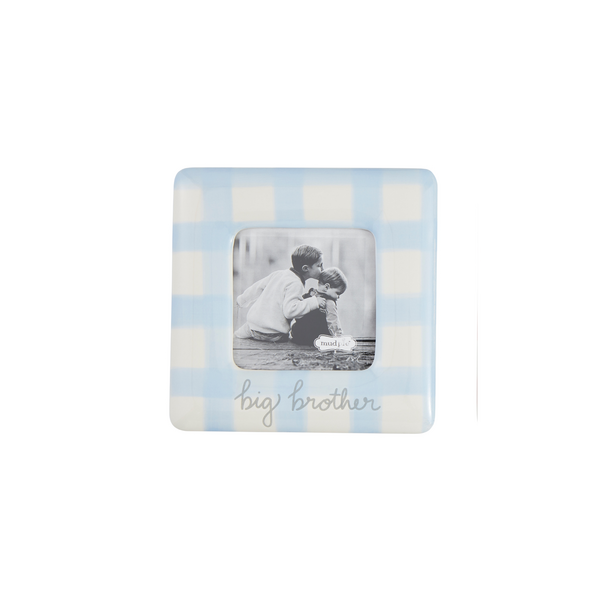 MudPie Gingham Big Brother Frame
