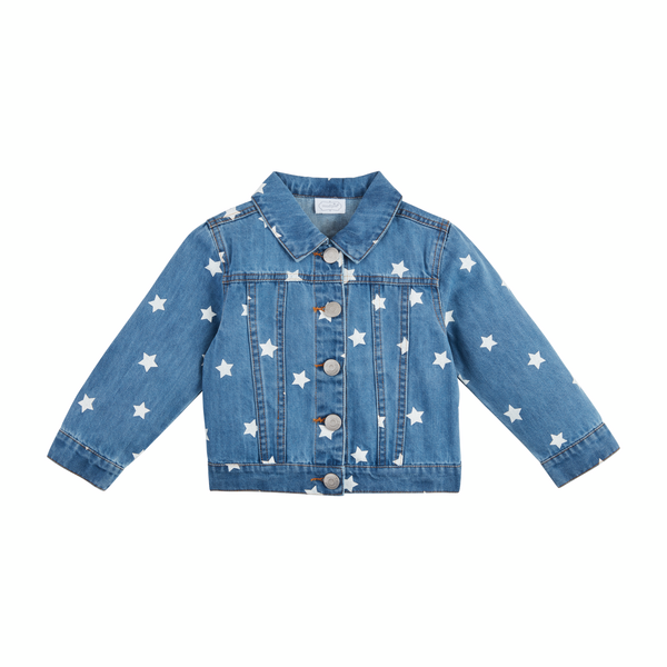 MudPie Demim Star Toddler Jacket