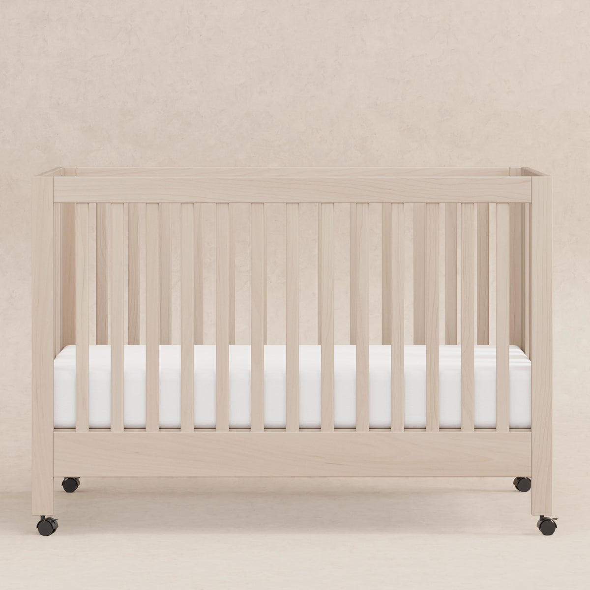Babyletto Maki Portable Folding Crib with Toddler Bed Conversion Kit