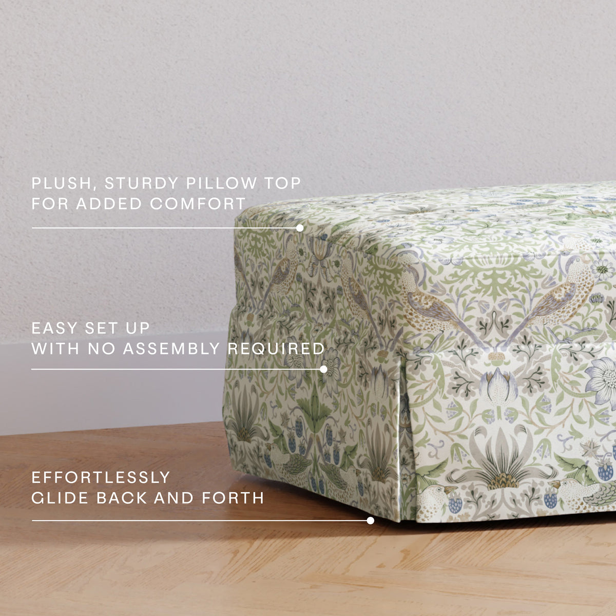 Morris & Co. x Namesake Crawford Gliding Ottoman