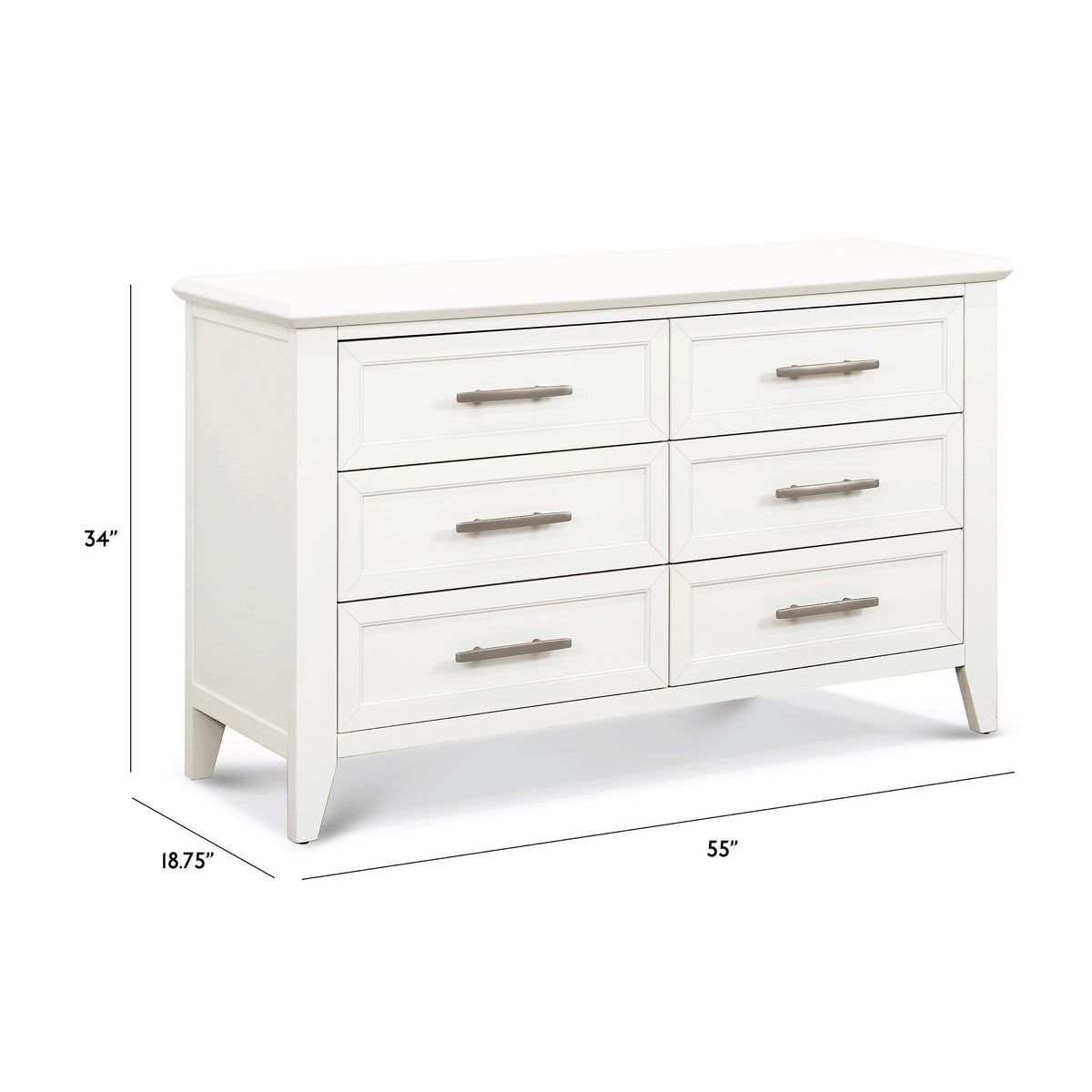 Monogram by Namesake Beckett 6-Drawer Double Dresser