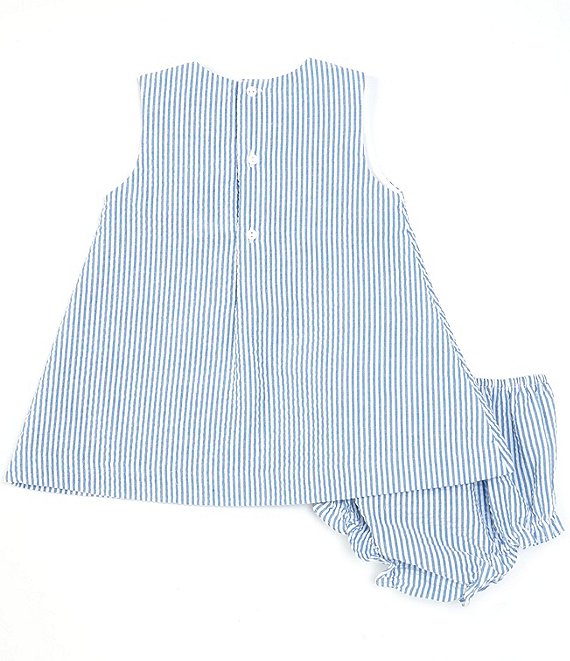 Petit Ami Sunsuit - Whale Applique Checked A-Line Dress