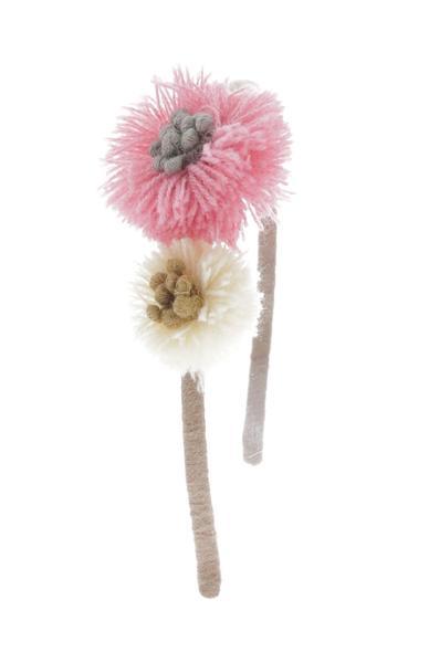 Doe a Dear Yarn Flower Headband- Pink