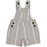Me & Henry BOWLINE shortie overalls- Grey Woven