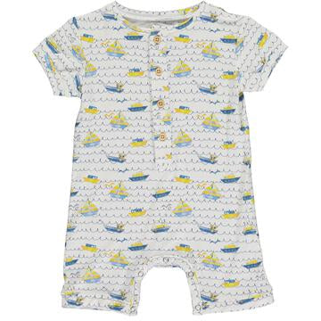 Tickety Boo Bobbing Boats Short Romper