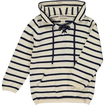 Me & Henry Catamaran Hooded Sweater Cream Stripe