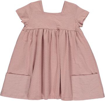 Vignette Rylie Dress | Mauve Dot