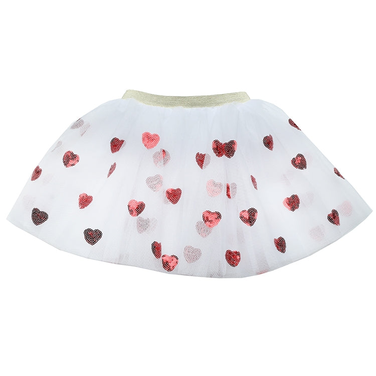Sparkle Sisters Red and White Heart Tutu