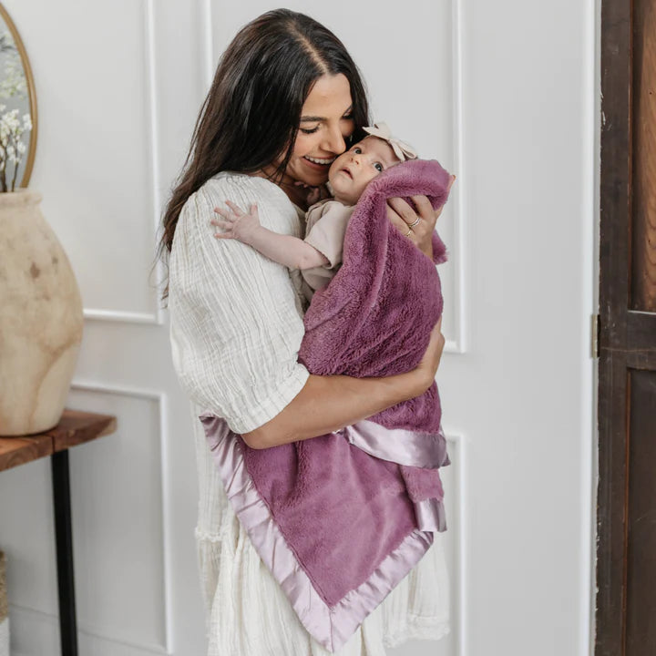 Satin border baby hotsell blanket