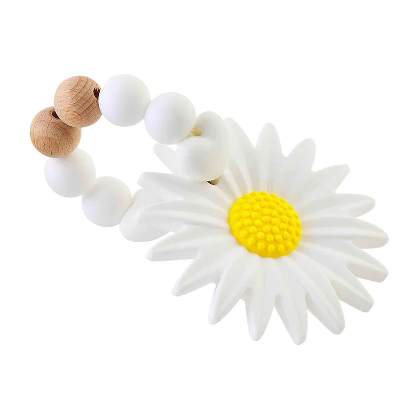 Mudpie Silicone Teether - Daisy