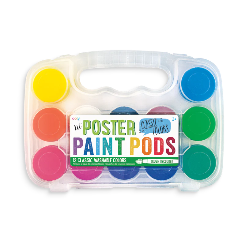 OOLY Lil' Paint Pods Poster Paints - Classic Colors