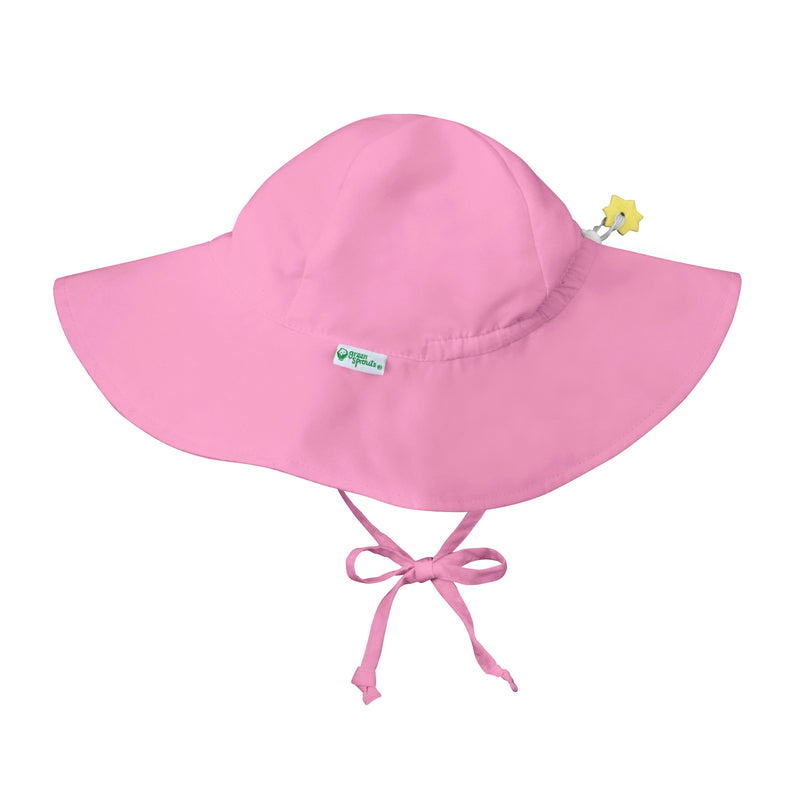 Green Sprouts, Inc- Bucket Sun Protection Hat- Light Pink Pinstripe