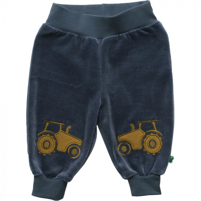 Fred's World by Green Cotton tractor long sleeve onesie