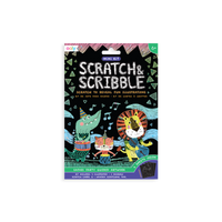 OOLY- safari party scratch and scribble mini scratch art kit