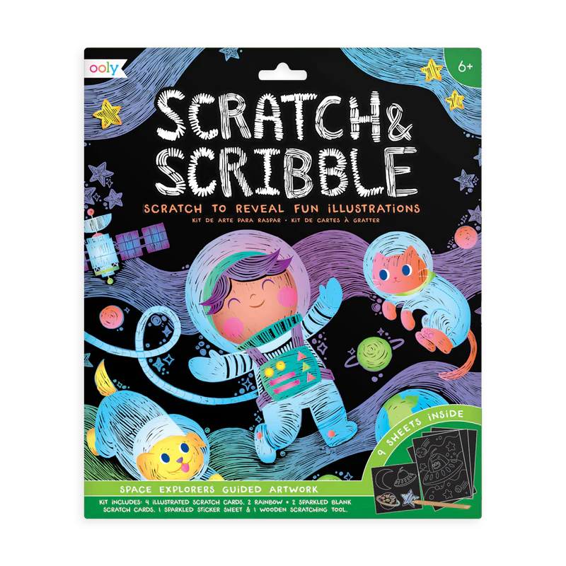 OOLY Scratch and Scribble Art Kit