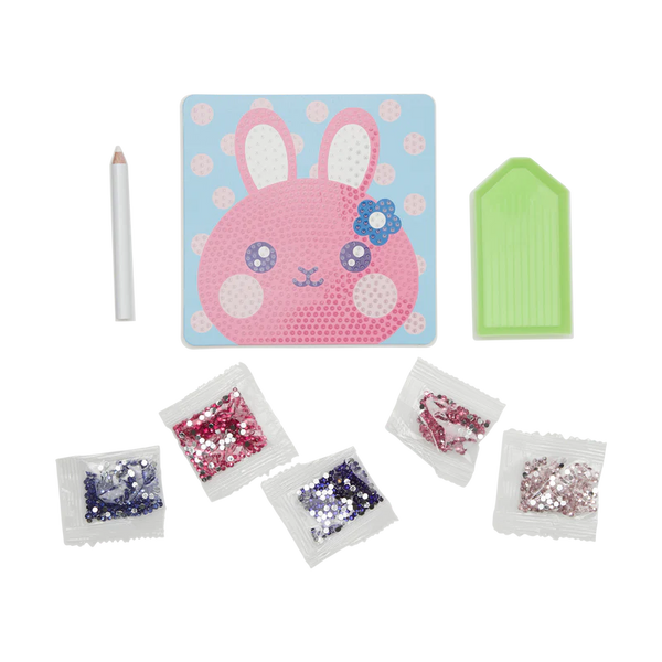 OOLY Razzle Dazzle D.I.Y. Mini Gem Art Kit | Bouncy Bunny
