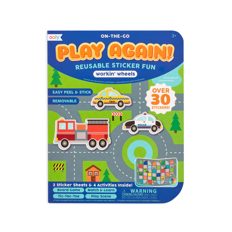 OOLY- Play Again! Mini Activity Kit- Working Wheels