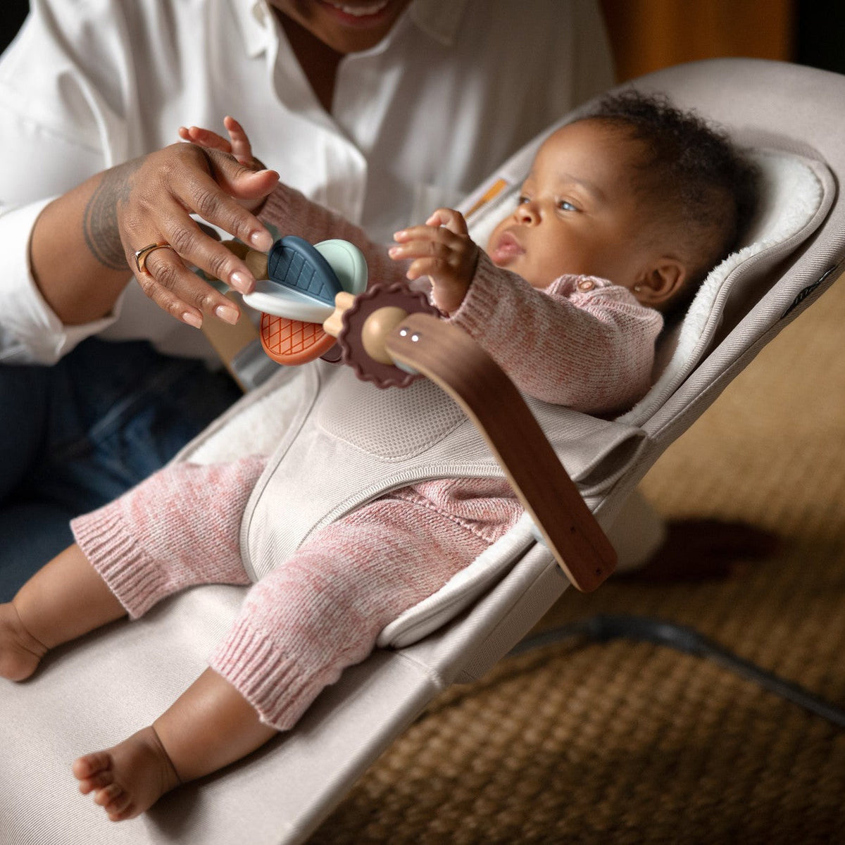 uppababy mira UPPAbaby Mira Bouncer - Toy Bar