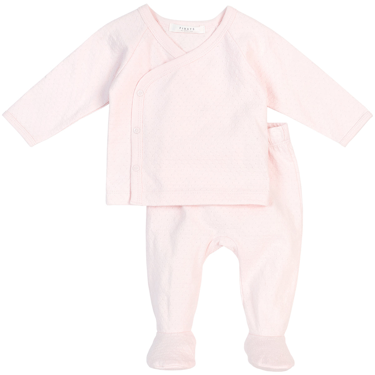 Petit Lem Firsts Baby Sleeper - Ocean Girl Top & Footed Pant