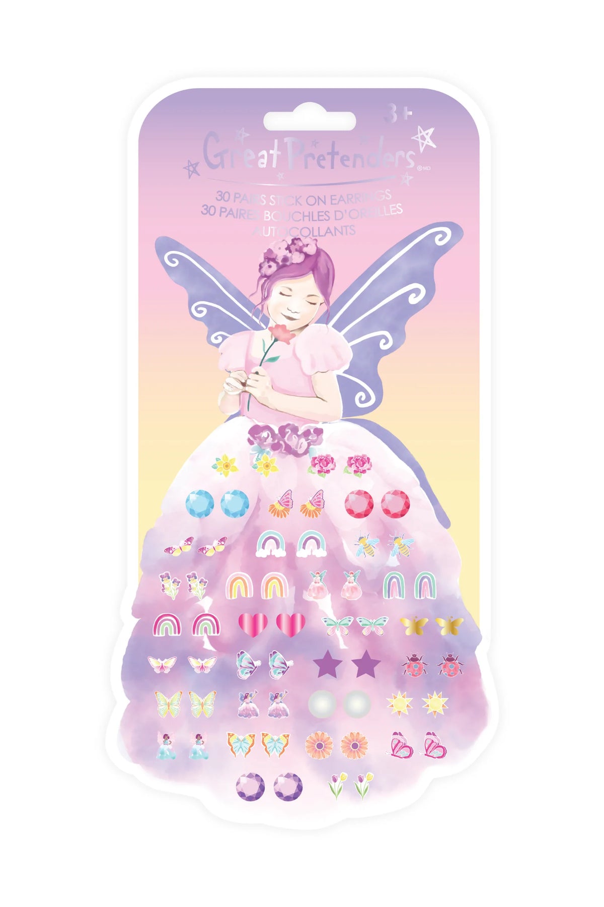 Great Pretenders Butterfly Fairy Sticker Earrings