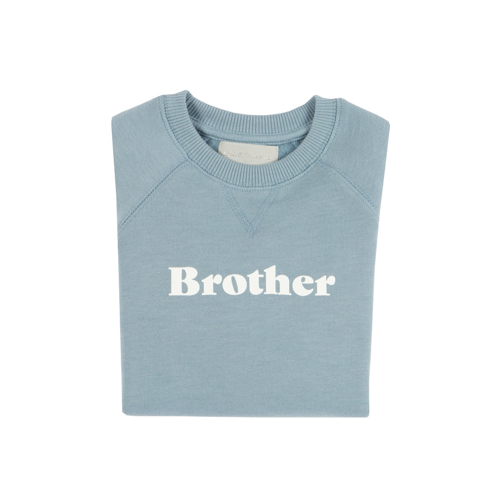 Bob & Blossom | Brother Sweatshirt- Sky Blue
