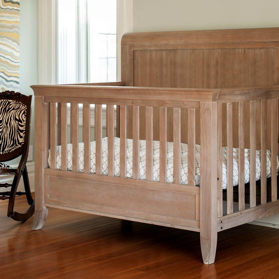 Sleigh bed cheap crib convertible