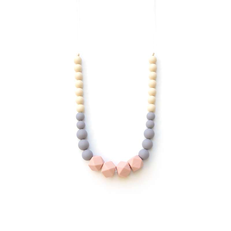 Loulou Lollipop Geo Statement Silicone Teething Necklace