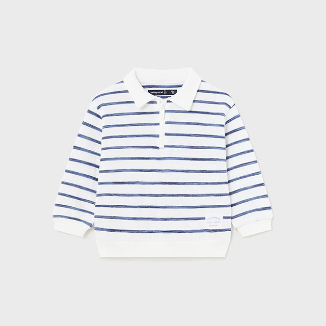 Mayoral Polo Collar Pullover | Ink
