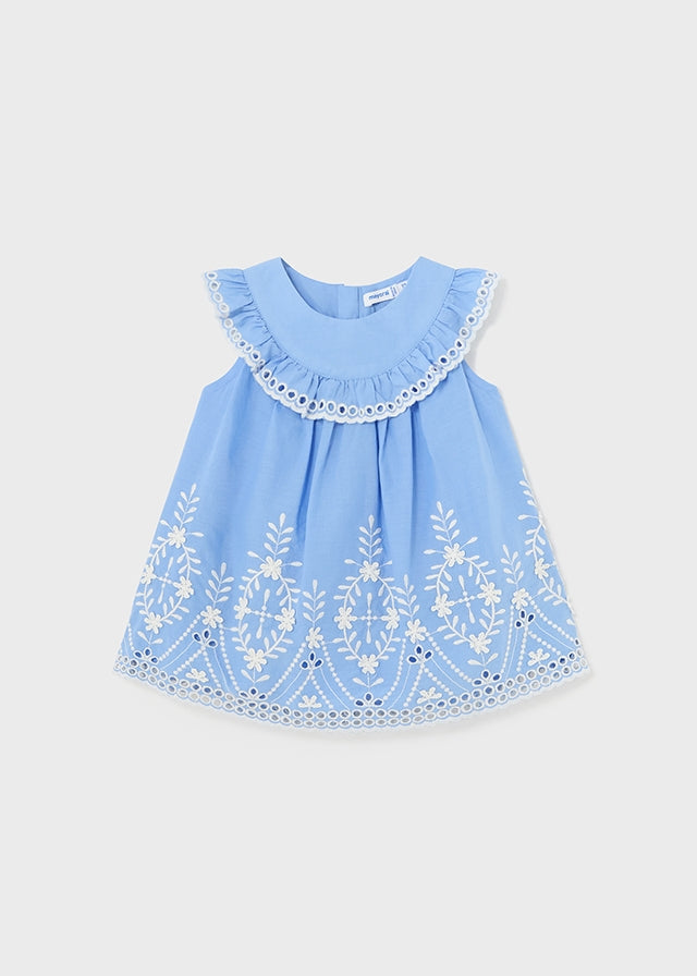 Mayoral Embroidered Dress