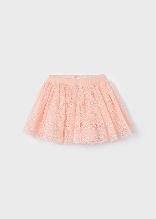 Mayoral Tul Skirt | Nude