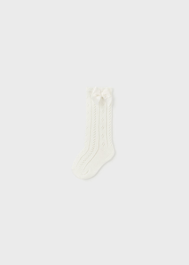 Mayoral Mid-Length Sock | Natural