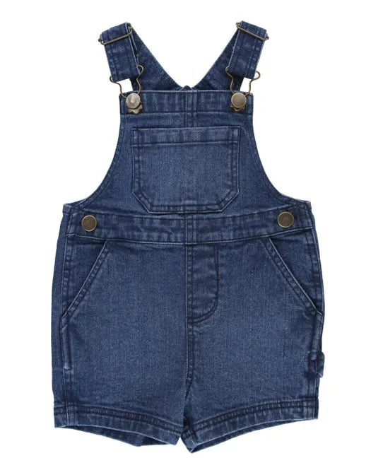 Rugged Butts Medium Wash Short Overall