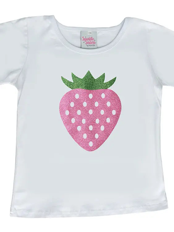 Sparkle Sisters Strawberry Short Sleeve Tee