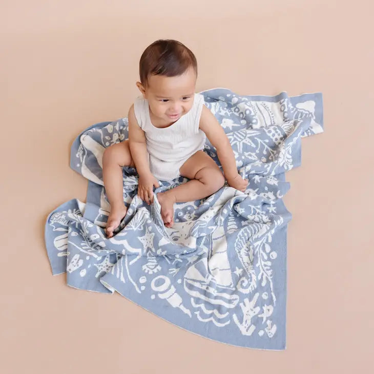 The Blueberry Hill Nautical Blanket