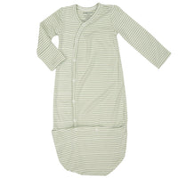 Angel Dear Woodland Swaddle Babies Gown Striped Green