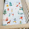 Rookie Humans Cotton Sateen Crib- Snowy Day