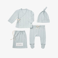 Elegant baby Pointelle Layette Gift Set