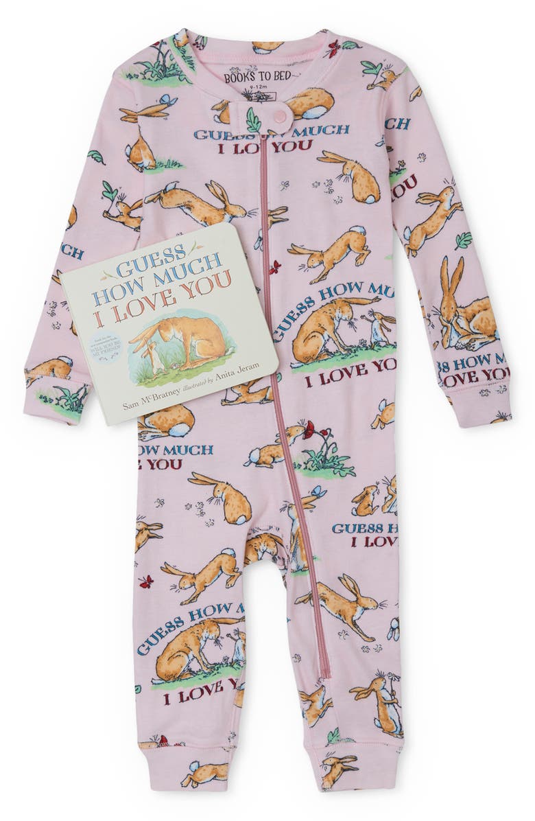 Books to Bed- Infant Coverall & Book Kit- Guess How Much I Love You