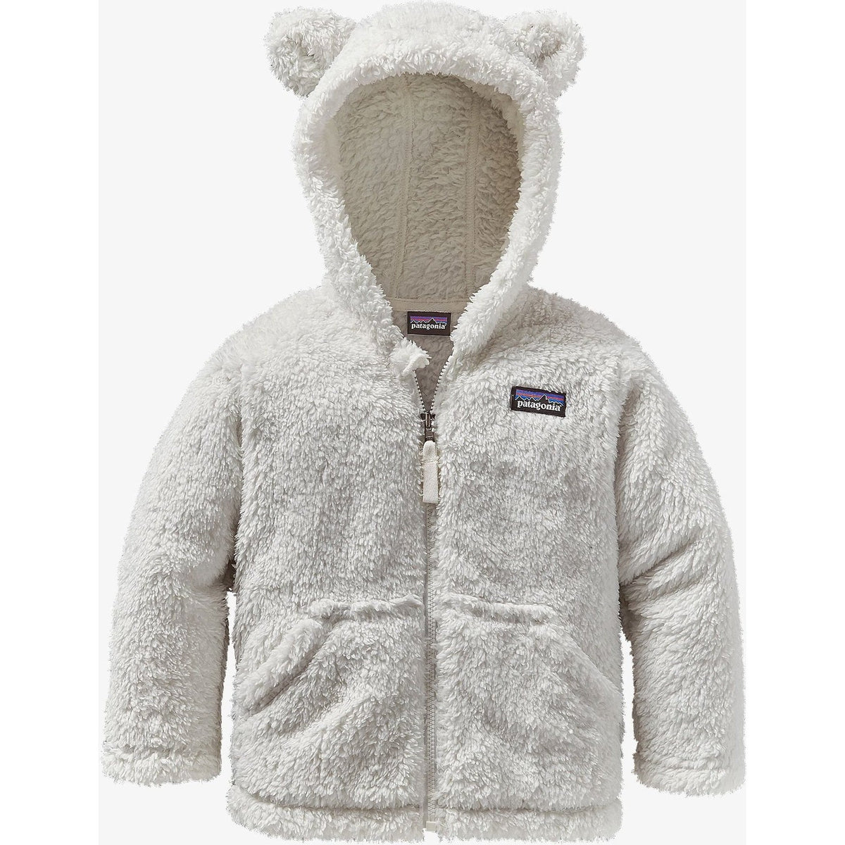 Patagonia Baby Furry Friends Hoody | Birch White